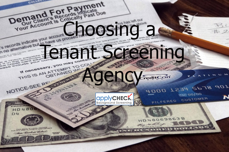 Choosing a tenant screening agency image