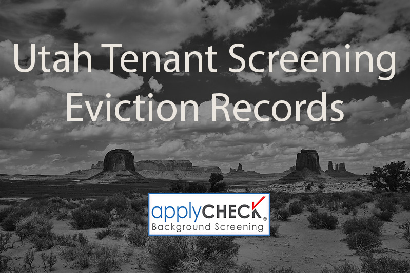 utah tenant screening eviction records image