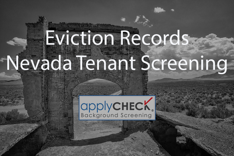 Nevada tenant screening and eviction records image