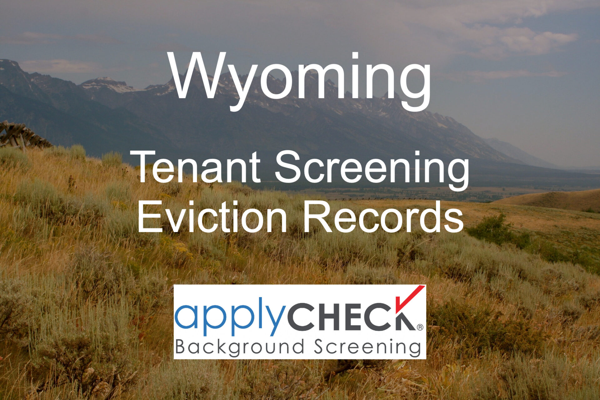 Wyoming tenant screening eviction image